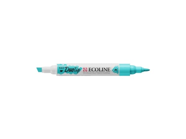 Ecoline Duotip Marker Turkisblå 522