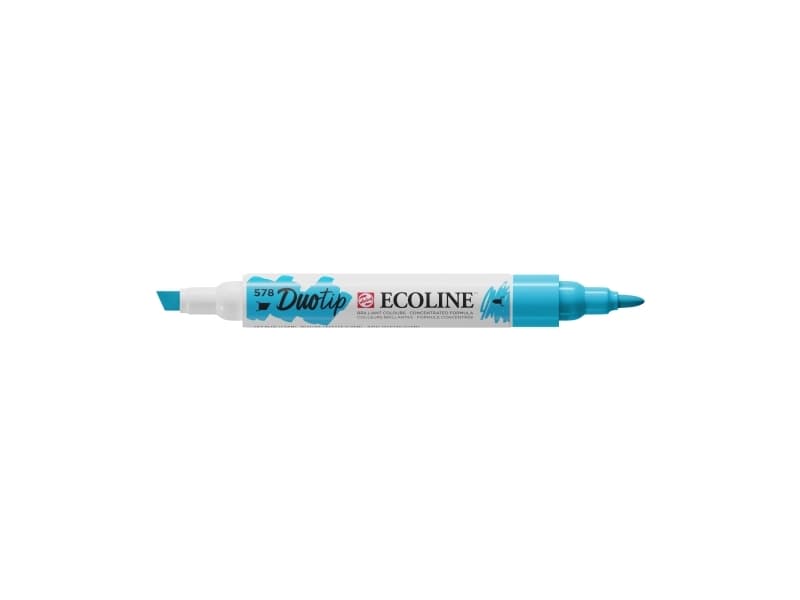 Ecoline Duotip Marker Sky Blue (Cyan) 578