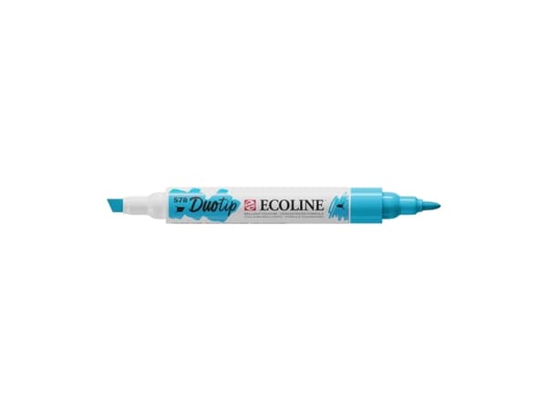 Ecoline Duotip Marker Sky Blue (Cyan) 578