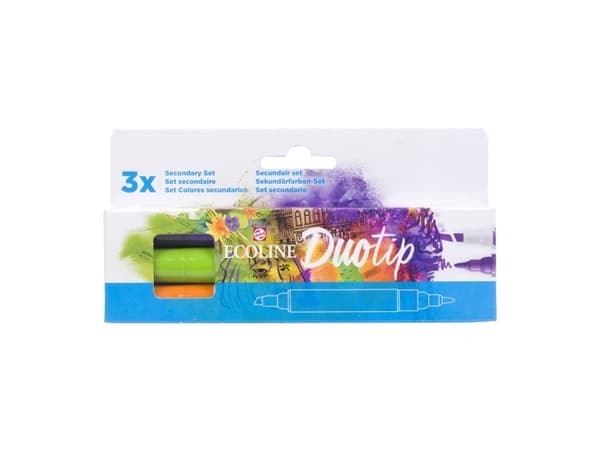 Ecoline Duotip marker set Secondary | 3 colours
