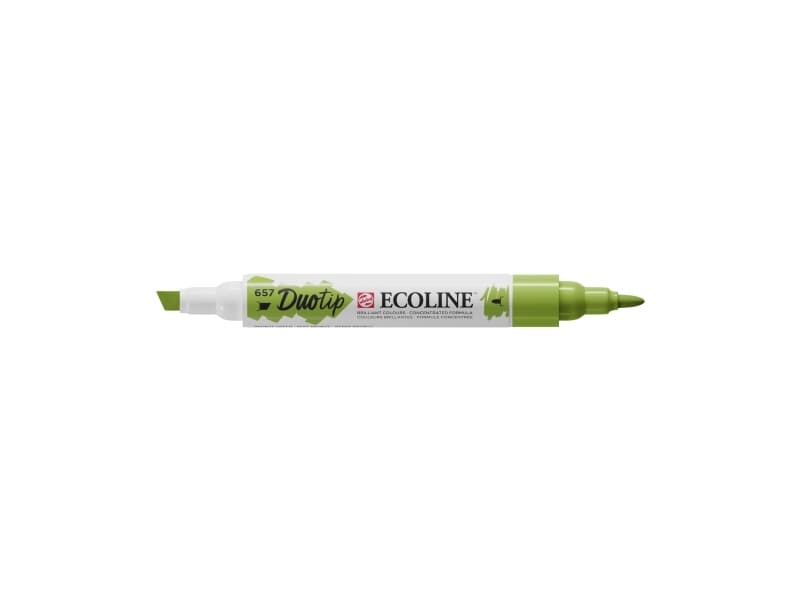 Ecoline Duotip Marker Bronze Green 657