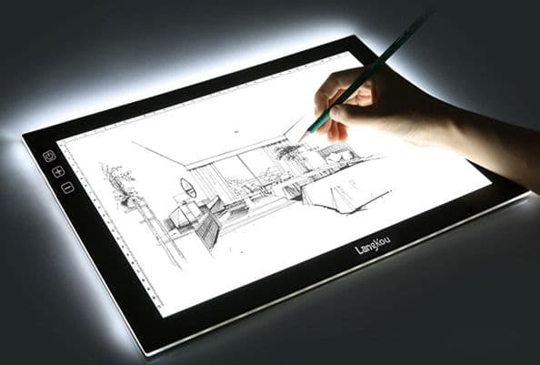Xrec A3 LED-belyst tegnebrett (SB4305)
