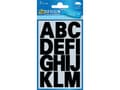 Miniatyrbilde 4 av 4: Z-Design 3784 Etiketter med bogstaver, Lille format, 26 Etiketter, sort Brug Avery 3784 selvklæbende og vejrbestandige bogstaver til organisering, id