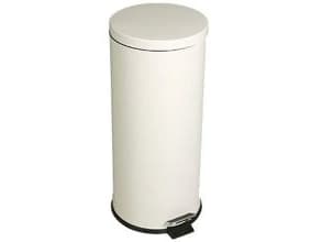 Pedalspand 30.3 ltr Lækagesikker inderspand Stål Off-White,stk