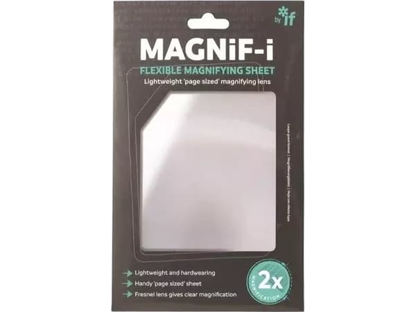 IF Magnifi-i suurennuslasi/kirjan suurennuslasi A5