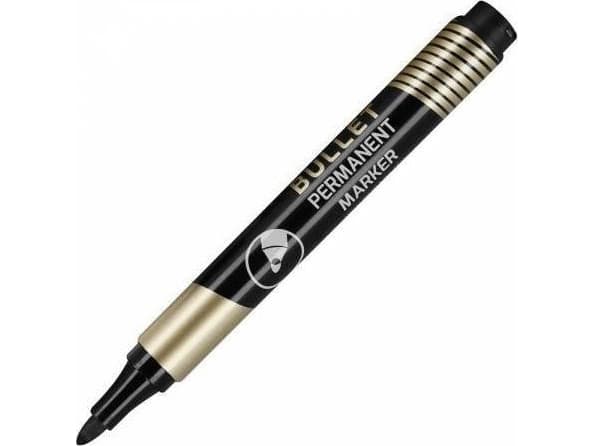 Easy Stationery Permanent marker black (24 pcs)