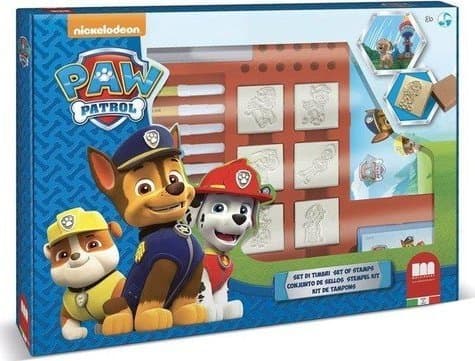 Multiprint PAW Patrol, pojke/flicka, filtpennor medföljer, en enda målarbild