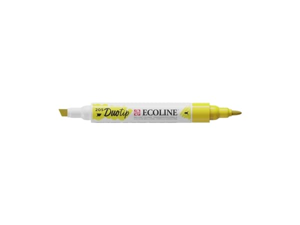 Ecoline Duotip Marker Lemon Yellow (Primary) 205