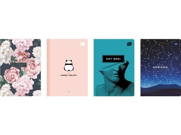 Interdruk Notebook A5 80 grid 70g UV mat Interdruk mix price for 1 item