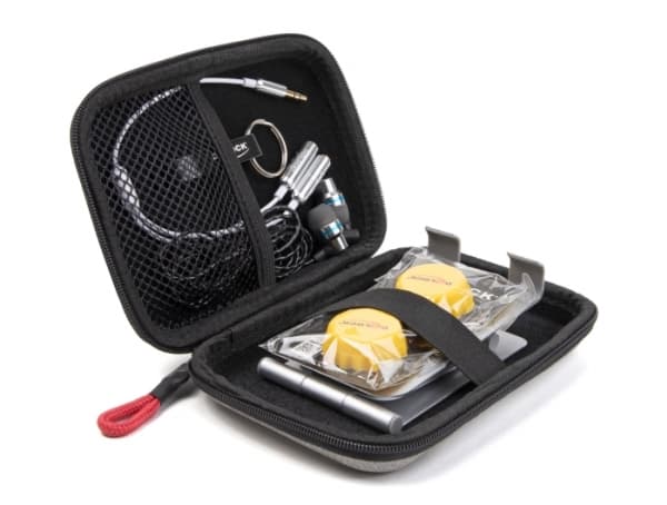 DeLOCK Travel Kit I Sound Edition, Musta, Harmaa, Pussitasku, 100 mm, 145 mm, 35 mm, 218 g