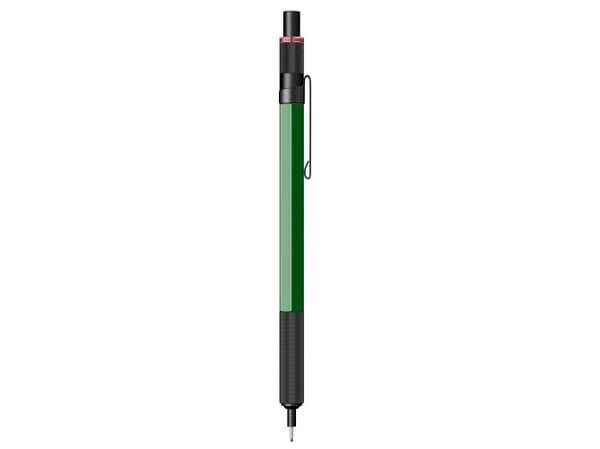 Rotring 2164106, Grønn, Akrylonitril-butadien-styren (ABS), HB, Sekskantet, Rustfritt stål, 0,5 mm
