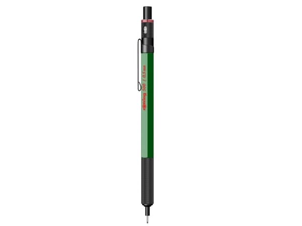 Rotring 2164106, Grønn, Akrylonitril-butadien-styren (ABS), HB, Sekskantet, Rustfritt stål, 0,5 mm