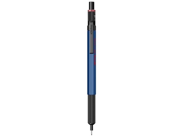 Rotring 2164105, Blå, Akrylnitrilbutadienstyren (ABS), HB, Hexagonal, Rostfritt stål, 0,5 mm