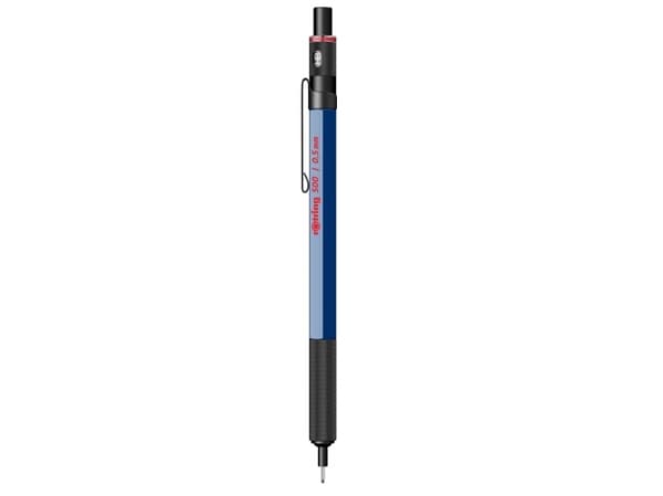 Rotring 2164105, Blå, Akrylnitrilbutadienstyren (ABS), HB, Hexagonal, Rostfritt stål, 0,5 mm