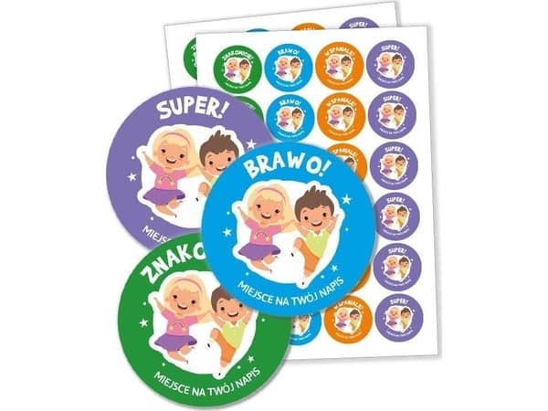 LearnHow Motivational stickers - Children 48 pcs.