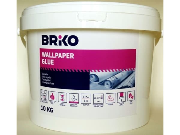 Wallpaper Glue Briko 10Kg