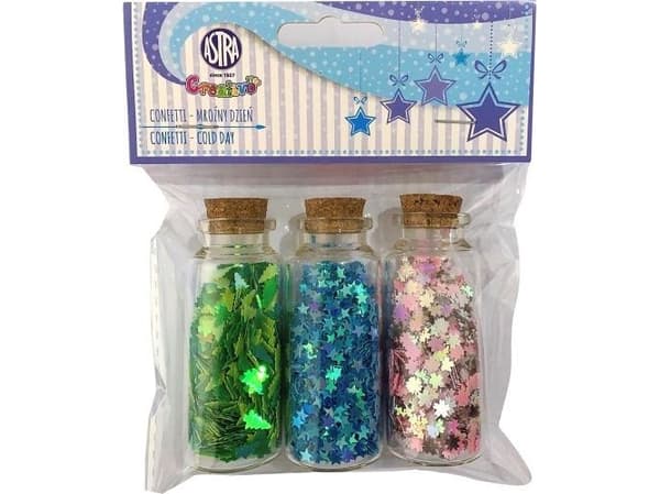 Astra Confetti 3x10g lasipullot - Frosty Day Astra
