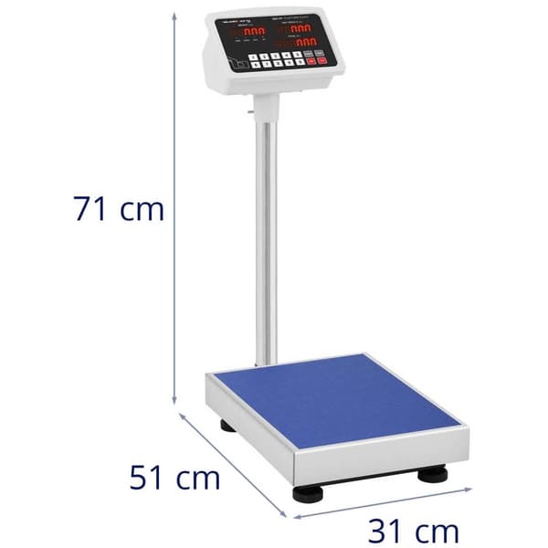 Steinberg Systems Plattformsvåg - 100 kg / 10 g - 40,5 x 30,5 cm