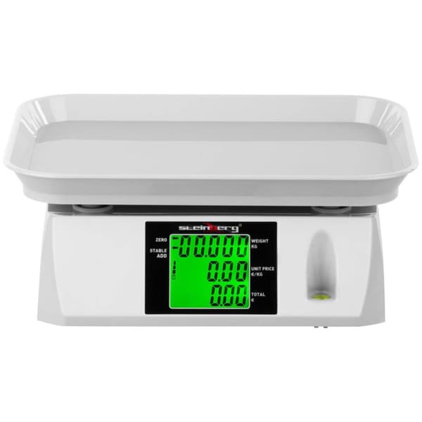 Steinberg Systems Butiksvåg - 30 kg / 1 g - 28,8 x 21,8 cm - LCD