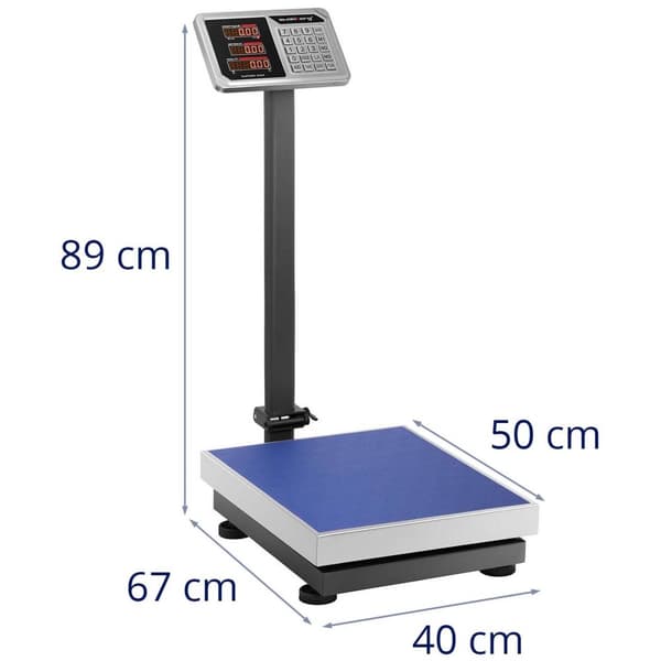 Steinberg Systems Plattformsvåg - 300 kg / 50 g - LED