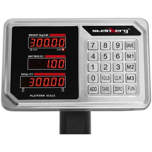 Steinberg Systems Plattformsvåg - 300 kg / 50 g - LED