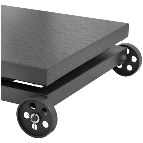 Steinberg Systems Plattformsvåg med hjul - 600 kg / 100 g - LED