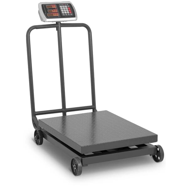 Steinberg Systems Plattformsvåg med hjul - 600 kg / 100 g - LED