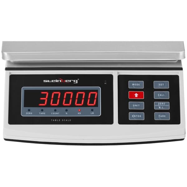 Steinberg Systems Bordsvåg - 30 kg / 1 g - LED-display