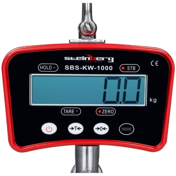 Steinberg Systems Kranvåg - 1000 kg / 0,2 kg - Röd
