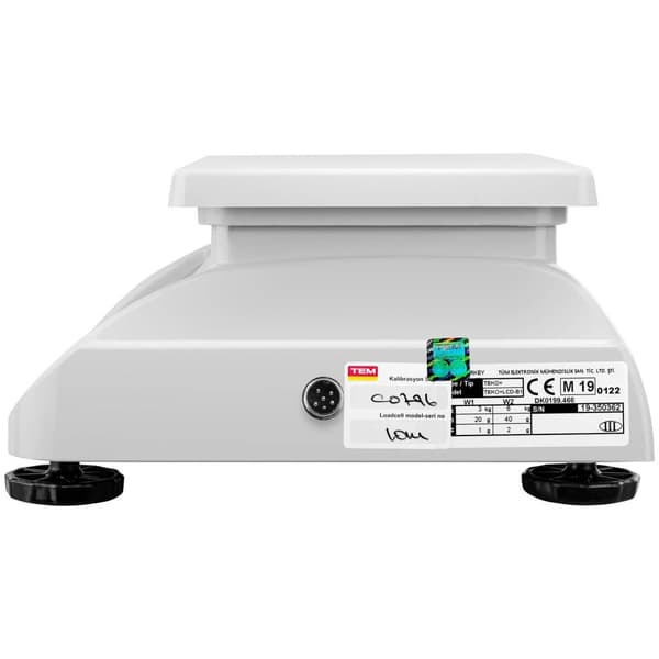 TEM Bordsvåg - Kalibrerad - 6 kg/2 g - LCD