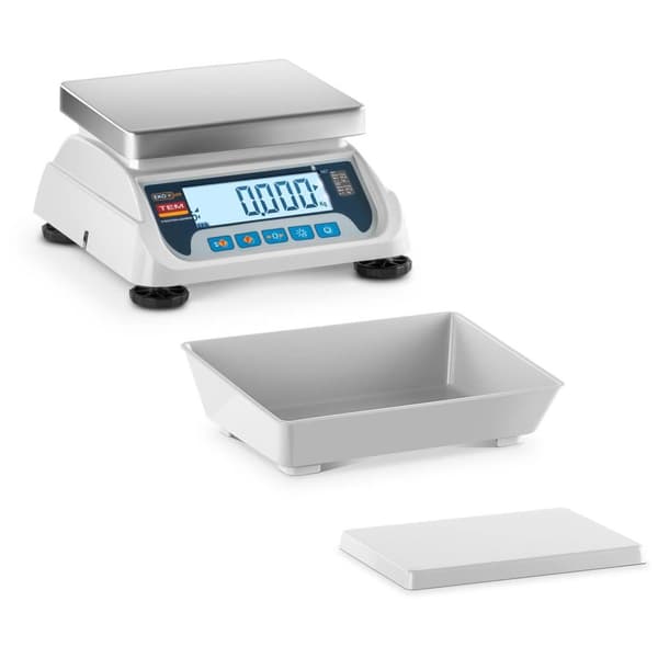 TEM Bordsvåg - Kalibrerad - 6 kg/2 g - LCD