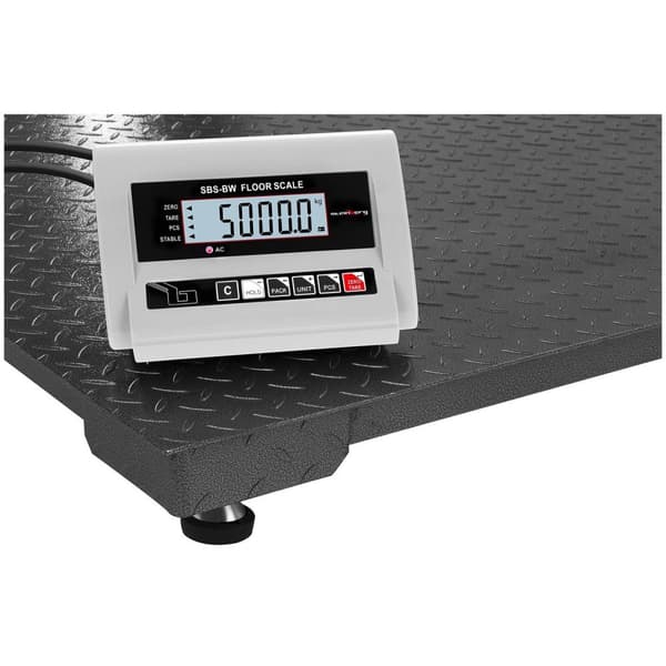 Gulvvægt - 5 t / 2 kg - LCD