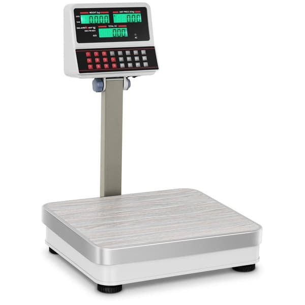 Steinberg Systems Prisvåg - 60 kg / 5 g - vit - LCD