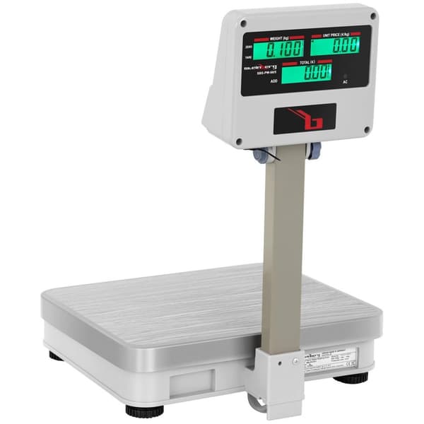 Steinberg Systems Prisvåg - 100 kg / 10 g - vit - LCD