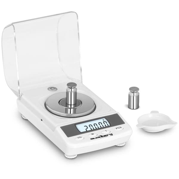 Steinberg Systems Precisionsvåg - Digital - 50 g - 0,005 g / 50 g - ø 60 mm - Vindskydd