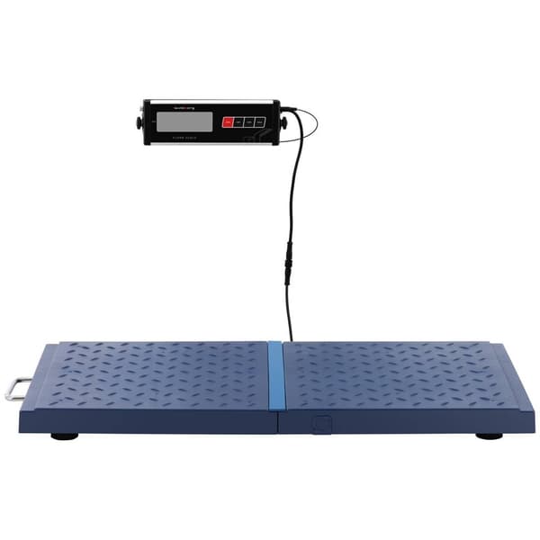 Steinberg Systems Veterinärvåg - 180 kg/50 g - Halkskyddsmatta - LCD