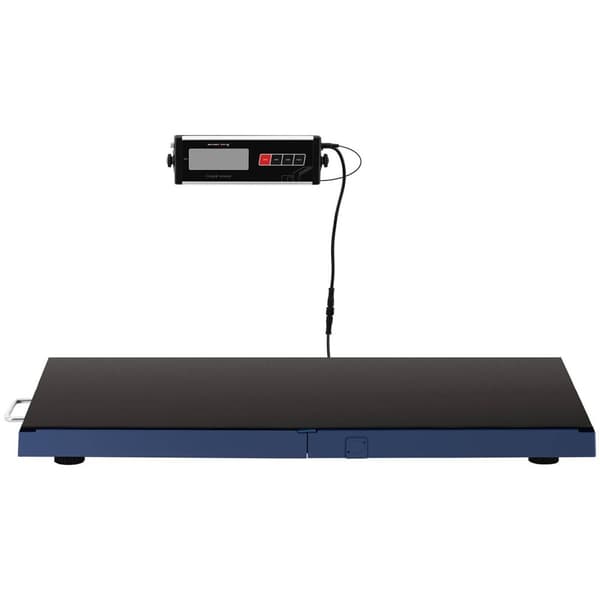 Steinberg Systems Veterinärvåg - 180 kg/50 g - Halkskyddsmatta - LCD