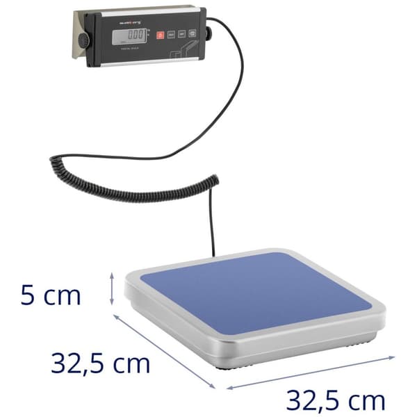 Steinberg Systems Paketvåg - 150 kg / 0,05 kg - 31,5 x 32,5 cm - extern LCD