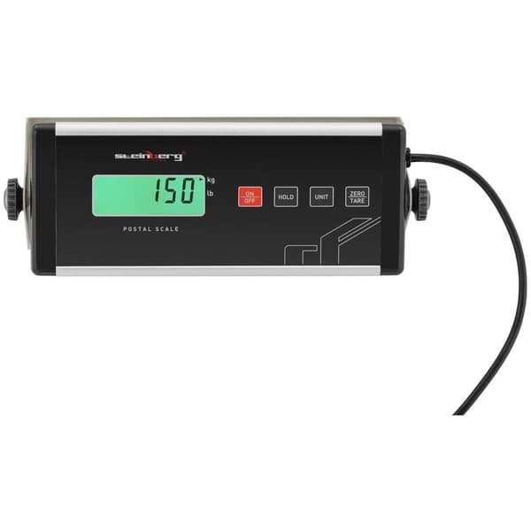 Steinberg Systems Paketvåg - 150 kg / 0,05 kg - 31,5 x 32,5 cm - extern LCD