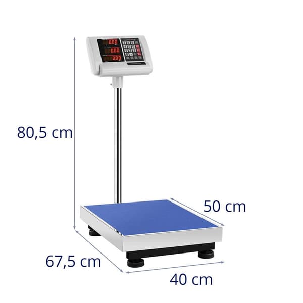 Steinberg Systems Plattformsvåg - 300 kg / 50 g - 50 x 40 cm