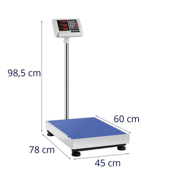 Steinberg Systems Plattformsvåg - 300 kg / 50 g - 60 x 45 cm