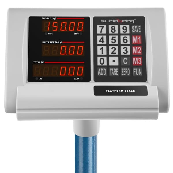 Steinberg Systems Plattformsvåg - 150 kg / 10 g - 40 x 50 cm - hopfällbar