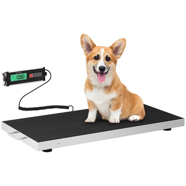 Steinberg Systems Veterinärvåg - 300 kg / 100 g - Halkmatta - LCD