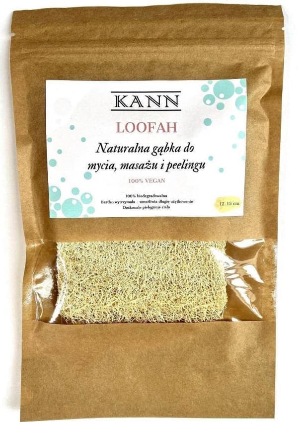 KANN KANN_Loofah 12-15cm natural sponge for washing, massage and peeling