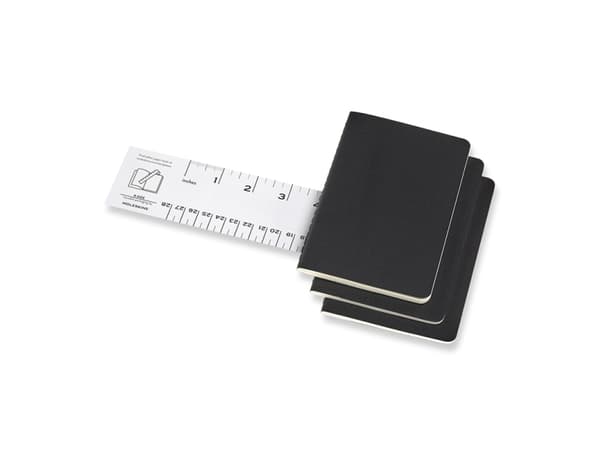 Moleskine 3 MOLESKINE Cahier Journals P (9x14cm) prikkete, 64 sider, svart