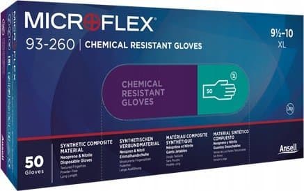 Handske Microflex 93-260 50 stk, str 7,5-8 (M)