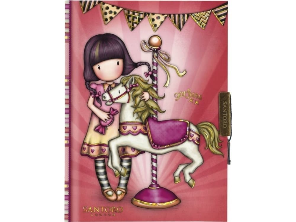 Lockable notebook Gorjuss Fairground Carousel