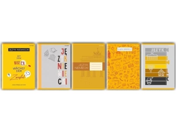 Notebook A5/60K, checkered German (10 pcs)