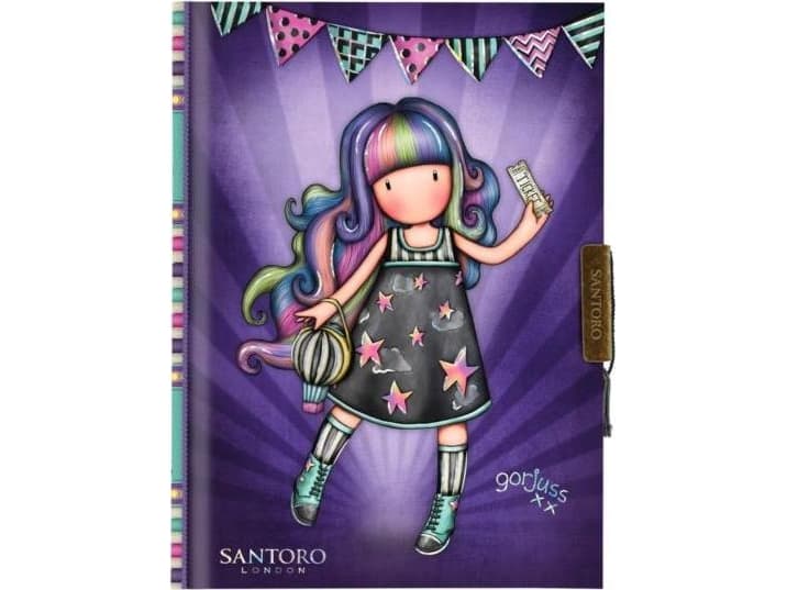 Gorjuss Fairground Up and Away Lockable Notebook