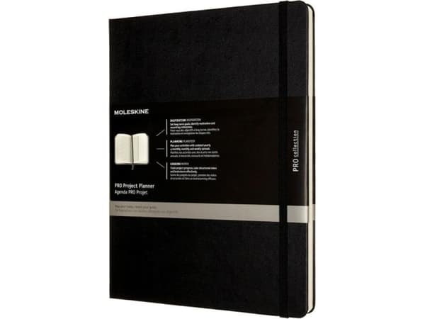 Moleskine Notes MOLESKINE PRO Project Planner XL (19x25 cm) hard case, black
